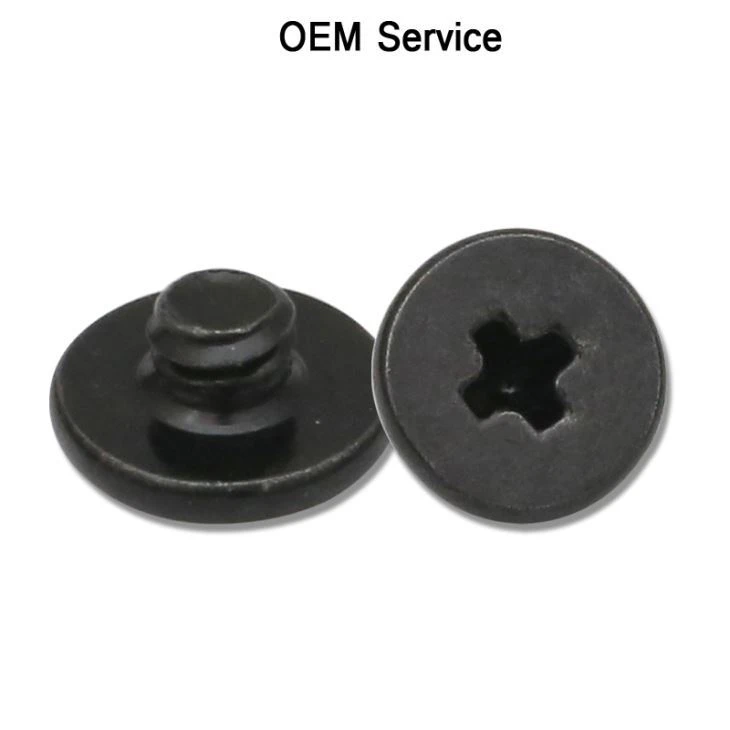Black Zinc Plated Electronic Screws Small