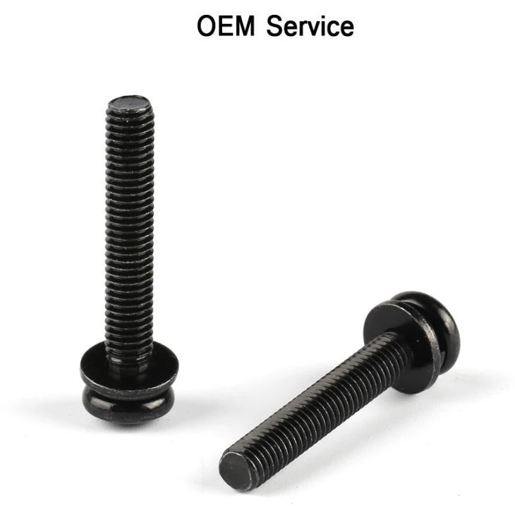 Black Metal Pan Head Screws